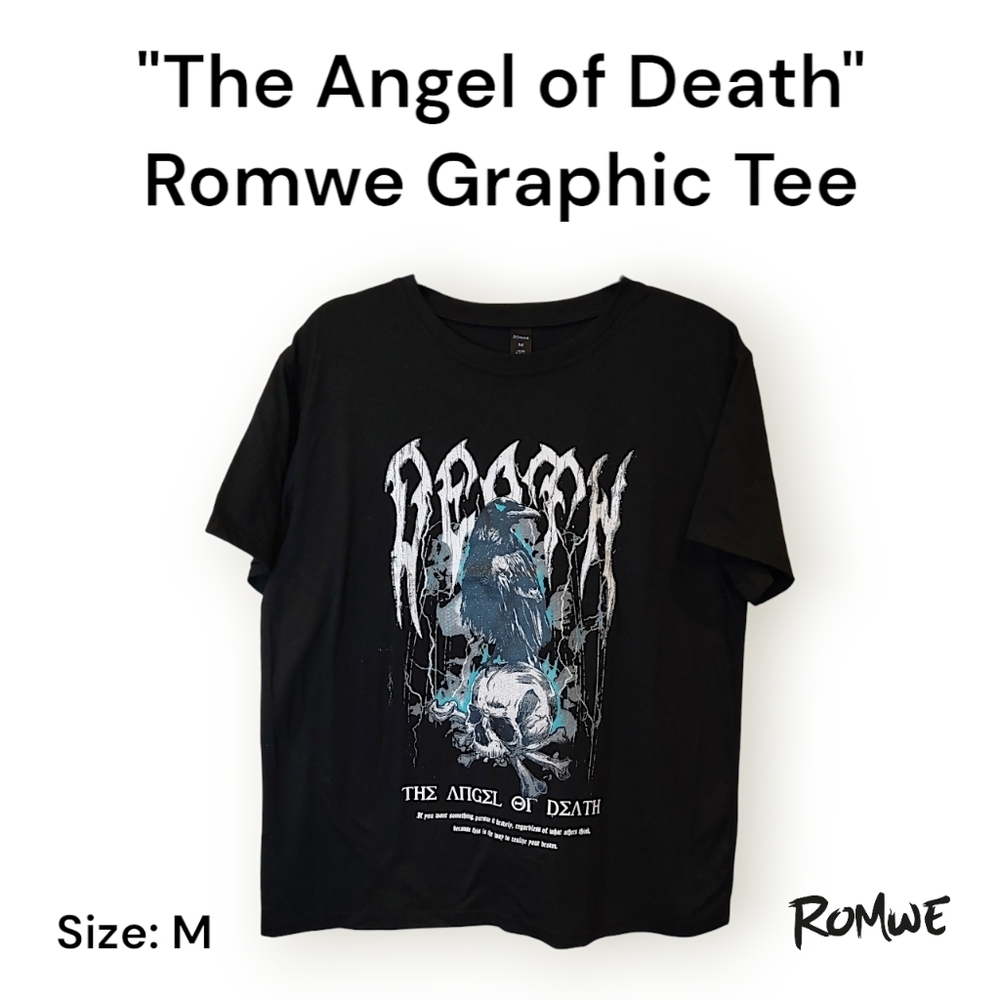 "The Angel of Death" Romwe Shirt​